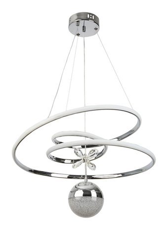 Özcan Aydınlatma 2792-2A-24 Solina 2'li Altın Sarkıt Modern Cam Salon-Oturma Odası Avize