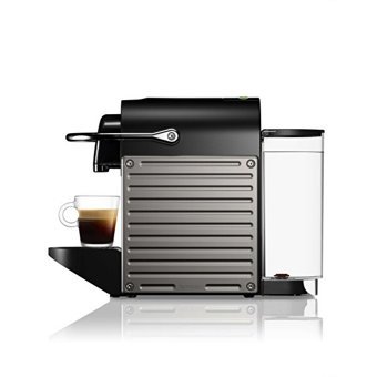 Nespresso C61 Pixie Titan 1260 W Paslanmaz Çelik Tezgah Üstü Kapsüllü Yarı Otomatik Espresso Makinesi Inox