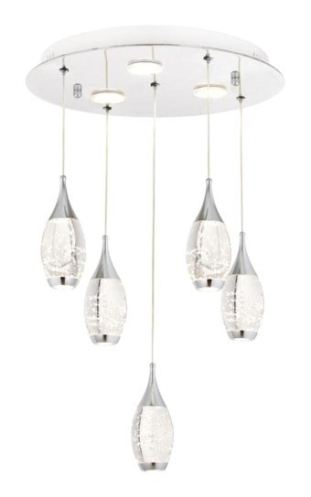 Ely Home Tekli Kahverengi Kare Rustik Ahşap Salon-Oturma Odası Avize
