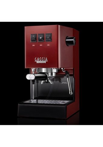 Gaggia RI9480/12 New Classic Pro 2019 1300 W Paslanmaz Çelik Tezgah Üstü Kapsülsüz Yarı Otomatik Espresso Makinesi Kırmızı