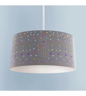Aydınhomelight Tekli Lacivert Modern Kumaş Salon-Oturma Odası Avize