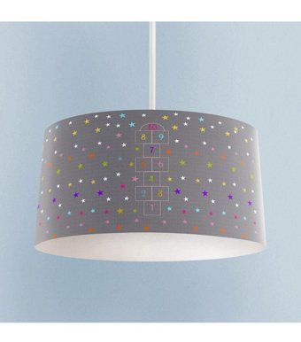 Aydınhomelight Tekli Lacivert Modern Kumaş Salon-Oturma Odası Avize