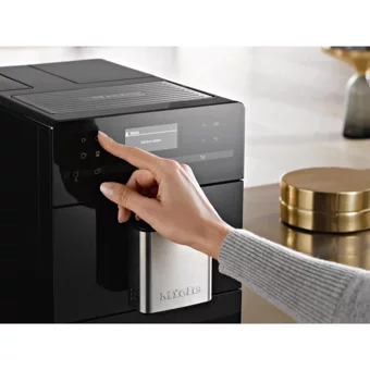 Miele cm 5310 1500 W Paslanmaz Çelik Tezgah Üstü Kapsülsüz Öğütücülü Tam Otomatik Espresso Makinesi Siyah