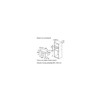 Bosch CTL7181B0 1500 W Ankastre Kapsülsüz Tam Otomatik Espresso Makinesi Siyah