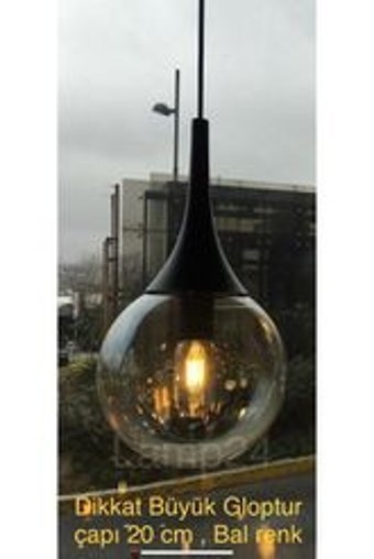 Kuzey Aydınlatma Tekli Beyaz Sarkıt Modern Metal Salon-Oturma Odası Avize