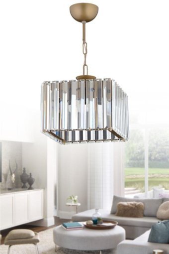 Hmydesign Dl169 Hsra-44 Tekli Bej Modern Hasır Salon-Oturma Odası Avize