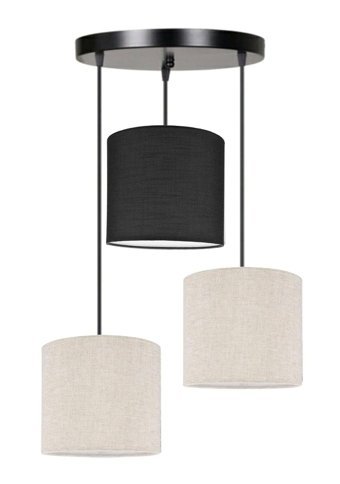 Ladco Aydınlatma Zc-571-1A-S Tekli Siyah Ledli Modern Alüminyum Salon-Oturma Odası Avize