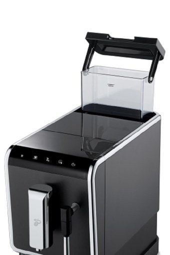 Tchibo 1470 W Paslanmaz Çelik Tezgah Üstü Kapsülsüz Öğütücülü Tam Otomatik Espresso Makinesi Antrasit