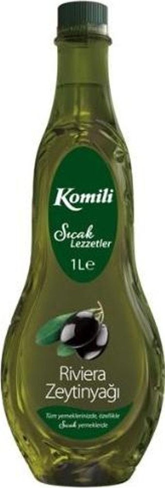 Komili Sıcak Lezzetler Polifenolsüz Pet Riviera Zeytinyağı 4x1 lt