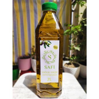 Safi Organik Polifenolsüz Soğuk Sıkım Erken Hasat Pet Sızma Zeytinyağı 2 lt