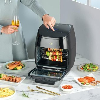 Xiaomi Mi Liven XXXXL Airfryer 11 lt Tek Hazneli Izgara Yapan Led Ekranlı Yağsız Sıcak Hava Fritözü Siyah