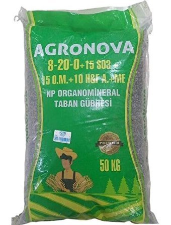 Agronova Organomineral Taban NP Gübre Toprak Gübre 50 kg