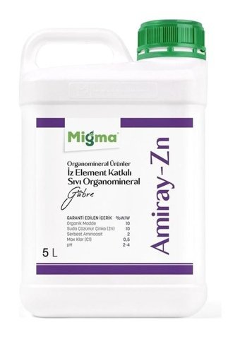 Migma Amiray-Zn Organik Sıvı Gübre 5 lt
