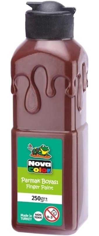 Nova Color Nc-376 250 ml Kahverengi Parmak Boyası
