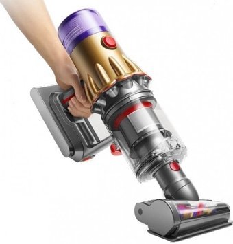Dyson V15 Detect Absolute Kuru Kablosuz Şarjlı Gümüş Dikey Süpürge