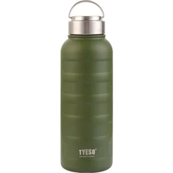 Tyeso Drum Paslanmaz Çelik 1 lt Outdoor Termos Yeşil