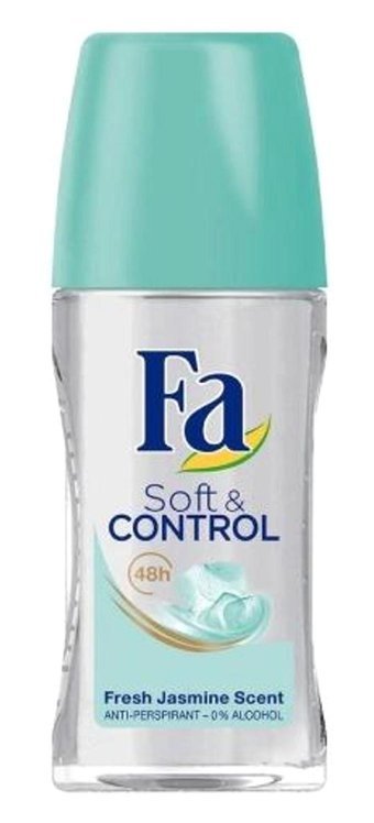 Fa Soft&Control Pudrasız Ter Önleyici Antiperspirant Roll-On Kadın Deodorant 12x50 ml