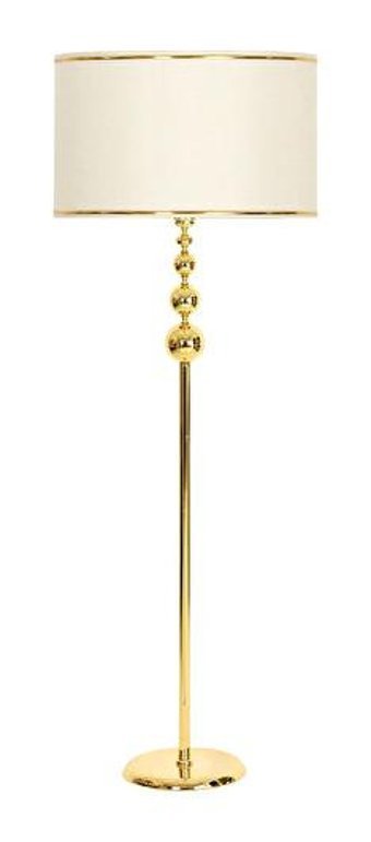 Vinner Vega Metal Ayaklı Tek Ayak Silindir Lambader 160 cm Krem