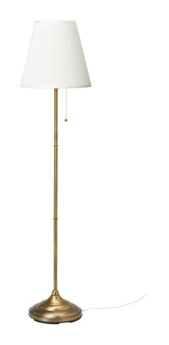 Hobiceyiz Arstıd Metal Ayaklı Tek Ayak Konik Lambader 155 cm Beyaz