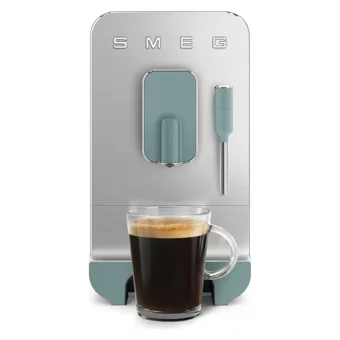 Smeg BCC02 1600 W Metal Tezgah Üstü Kapsülsüz Öğütücülü Mini Manuel Espresso Makinesi Yeşil