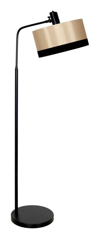 Vinner Rivoli Metal Ayaklı Tek Ayak Silindir Lambader 160 cm Siyah