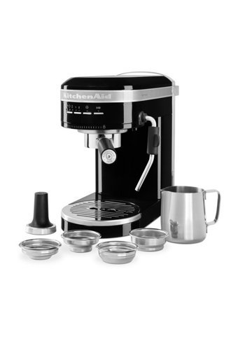 Kitchenaid 5KES6503EOB Artisan Proline 1470 W Paslanmaz Çelik Tezgah Üstü Kapsülsüz Yarı Otomatik Espresso Makinesi Siyah