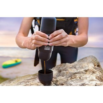 Wacaco Minipresso Kapsüllü Taşınabilir Mini Manuel Espresso Makinesi Siyah