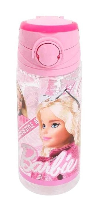 Frocx Barbie Pipetli Pembe Okul Çocuk Matara 500 ml