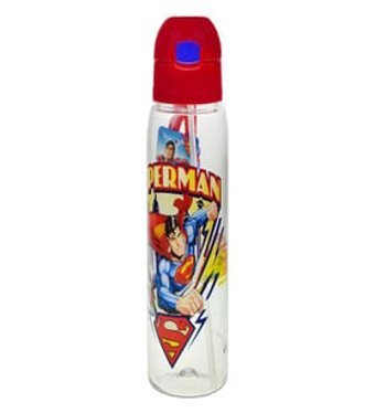 Tuffex Tp 726-51 Superman Pipetli Kırmızı Okul Çocuk Matara 500 ml