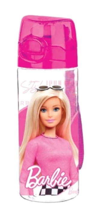Wiggle Barbie Pipetli Pembe Okul Çocuk Matara 500 ml