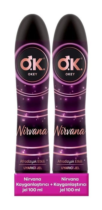 Okey Nirvana Su Bazlı Kayganlaştırıcı Jel 2x200 ml