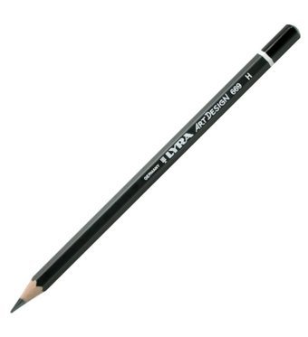 Lyra Rembrandt Art Design 12'li Köşeli Siyah H Kurşun Kalem Seti