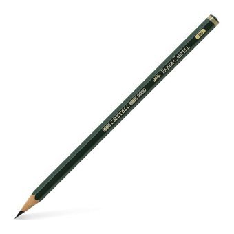 Faber-Castell 9000 Dereceli Köşeli Siyah 8B Kurşun Kalem
