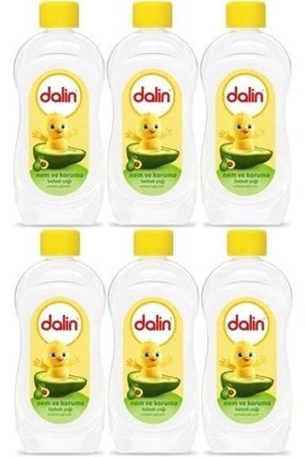 Dalin Nem Ve Koruma Avokadolu Hipoalerjenik Bebek Masaj Yağı 6x300 ml