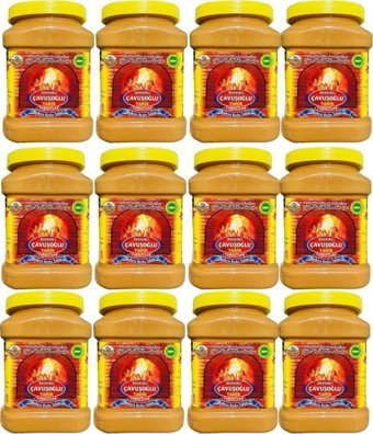 Bozkırlı Çavuşoğlu Çifte Kavrulmuş Kepeksiz Bozkır Tahin 12x930 gr