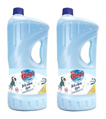 Bingo Kokulu Banyo-Mutfak İçin Sıvı Çamaşır Suyu 2x2 lt