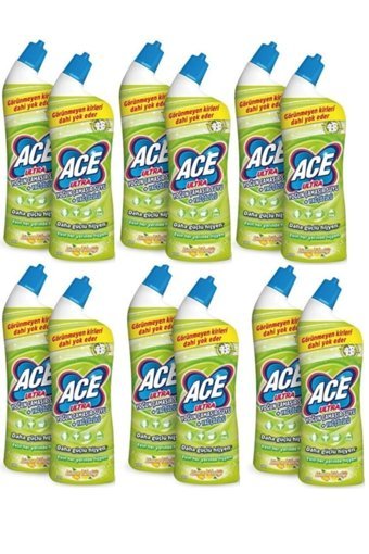 Ace Ultra Power Kokulu Mutfak İçin Konsantre Jel Çamaşır Suyu 12x810 ml