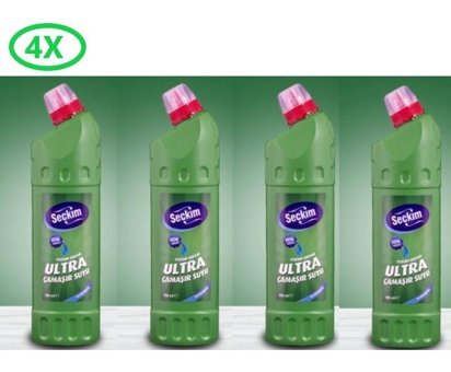 Seçkim Ultra Kokusuz Banyo-Mutfak İçin Konsantre Sıvı Çamaşır Suyu 4x750 ml
