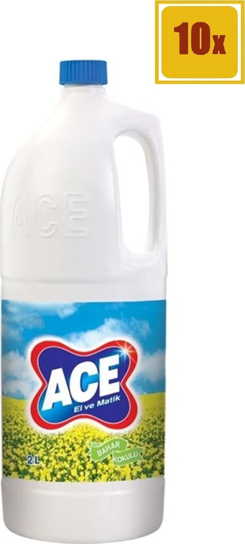 Ace Kokulu Banyo-Mutfak İçin Sıvı Çamaşır Suyu 10x2 lt