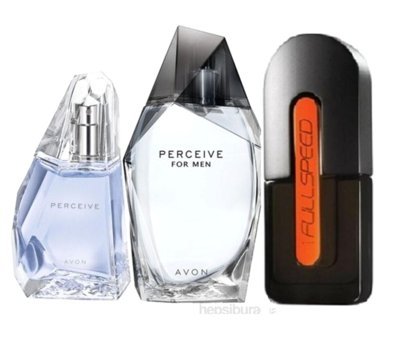 Avon Perceive 3 Parça Erkek-Kadın Parfüm Seti EDT