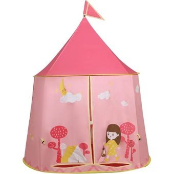 Love Home Yuvarlak 0-6 Yaş Pembe Kız Oyun Çadırı