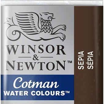 Winsor & Newton Sepia 609 Tablet Sulu Boya