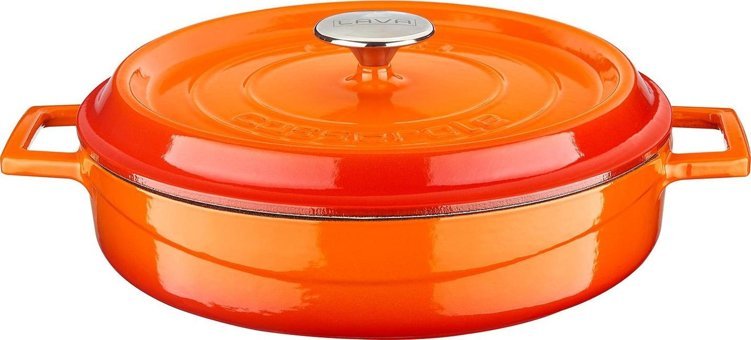 Lava Edition Döküm 32 cm Basık Tencere