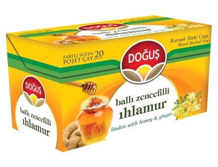 Doğuş Ihlamur-Zencefil-Bal Karışık Bitki Çayı 20 Adet