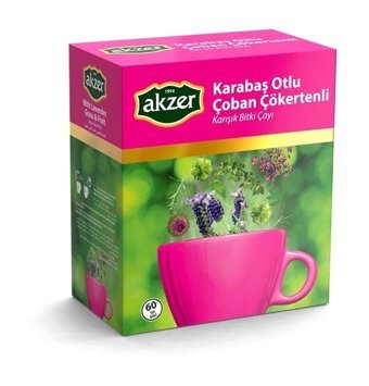 Akzer Karabaş Otu Karışık Bitki Çayı 60 Adet
