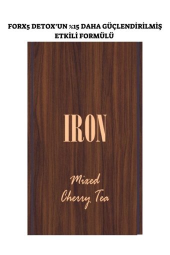 Iron Herbal Detox Vişne Karışık Bitki Çayı 30 Adet