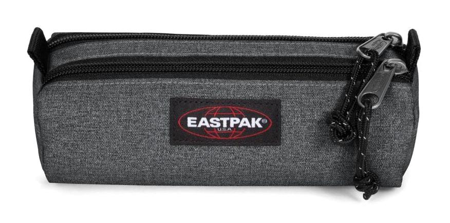 Eastpak Double Benchmark EK0A5B9277H Gri Düz Bez Bölmeli Çift Gözlü Dikdörtgen Cüzdan Kalemlik