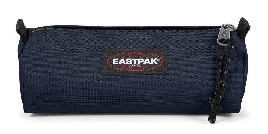 Eastpak Benchmark Single Ultra Marine EK372L83 Lacivert Düz Bez Tek Gözlü Silindir Cüzdan Kalemlik