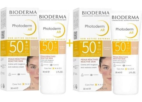 Bioderma Photoderm Ar Renkli 50 Faktör Tüm Ciltler İçin Nemlendirici Kapatıcılı Suya Dayanıklı Yüz Güneş Kremi 2x30 ml