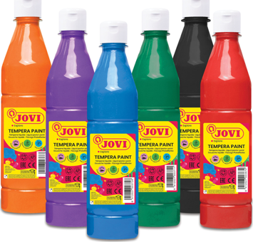 Jovi Çok Renkli 6x500 ml Guaj Boya Seti